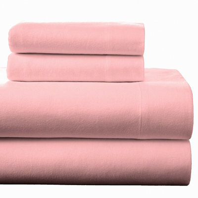Luxury Plush Bedding Set with Extra Deep Pockets and Oversized Flat Sheet - Rose Quartz Dream Collection