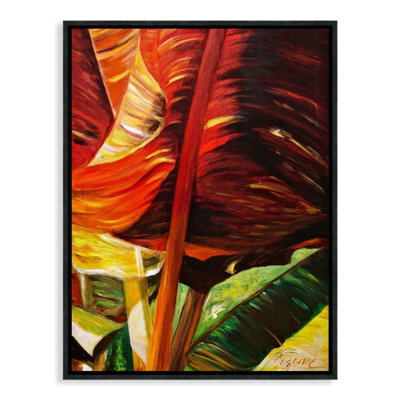 «Bamboo and Bloom» par Ancilotti Claudia, reproduction sur toile flottante