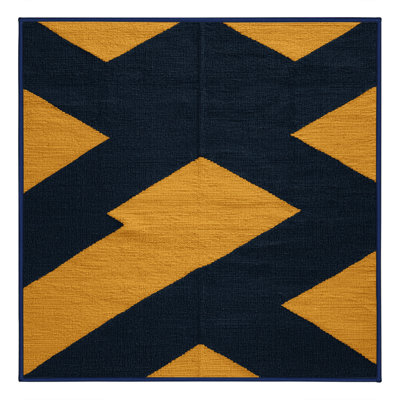 Machine Washable Checkered Gray Area Rug