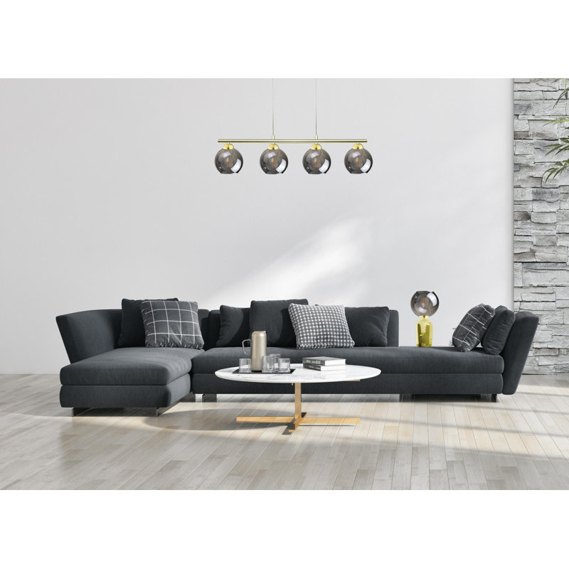 Kirkenes 4 - Light Kitchen Island Pendant, Gold