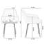 Chaise d'appoint rembourrée en velours Kamai-1999103352
