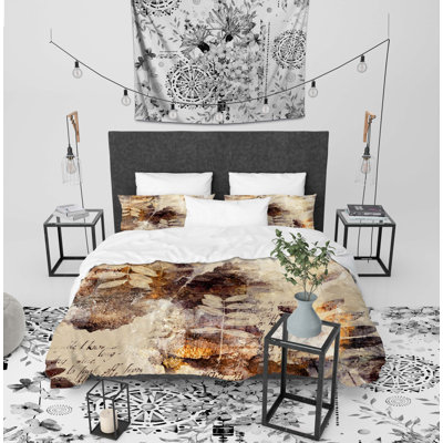 Dry Leaves Polyester Comforter