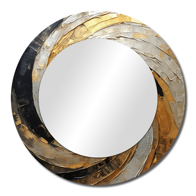 Beige noir minimalisme spirales poteries, 23 po x 23 po