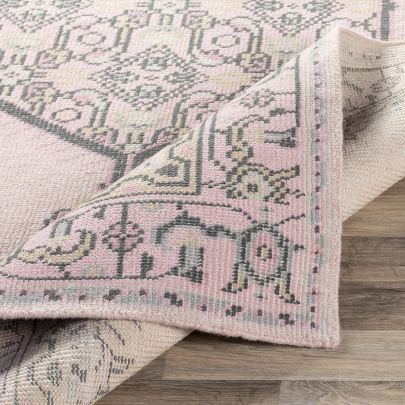 Elsea Wool Oriental Indoor Rug, Rectangle 3'6" x 5'6"