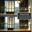 Room Divider Stand - Walnut - 3 Panel-1724886518-1724886516