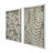 S/2 Shadow Box Wall Décor, 19.5X1x31.5"