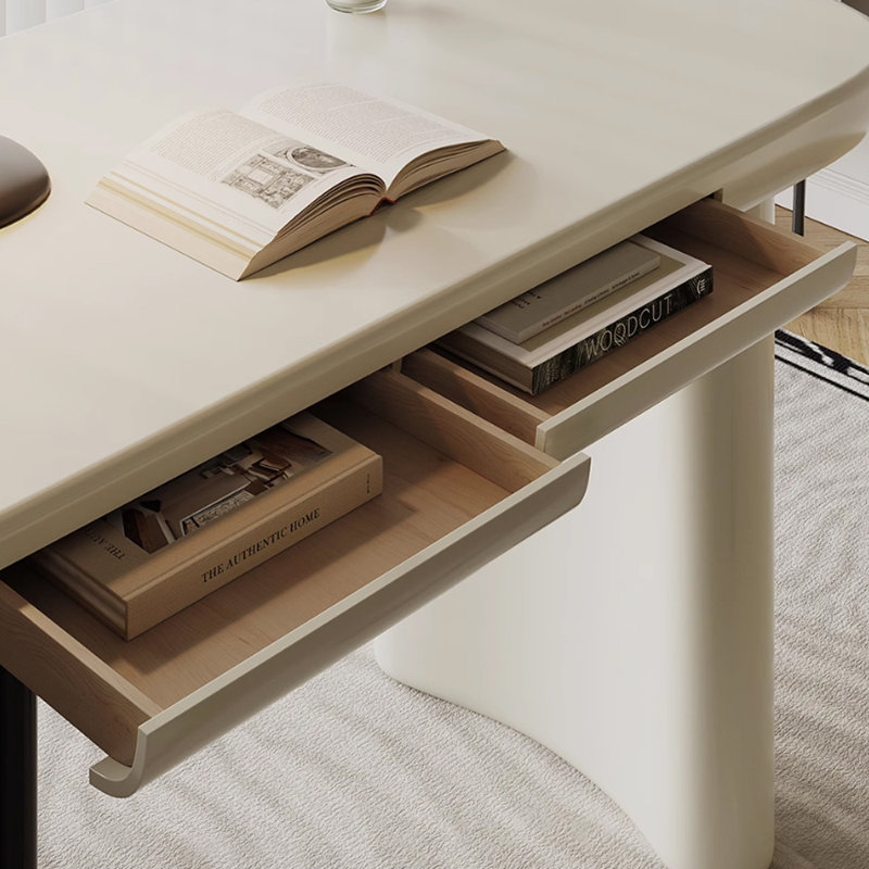 Bureau d'écriture avec rangement Exquis, H 29,52 po x l 55,11 po x P 23,62 po