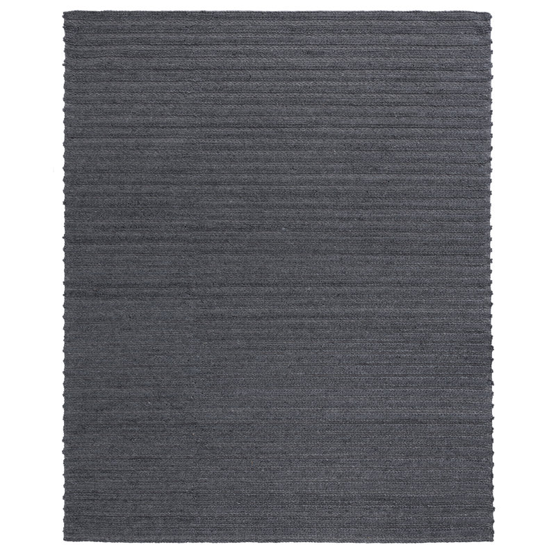 Tapis gris zone handwoven Molimo, Rectangle 2 pi x 3 pi