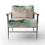 Chaise d'appoint abstraite rembourrée Abstract Geode-712842925