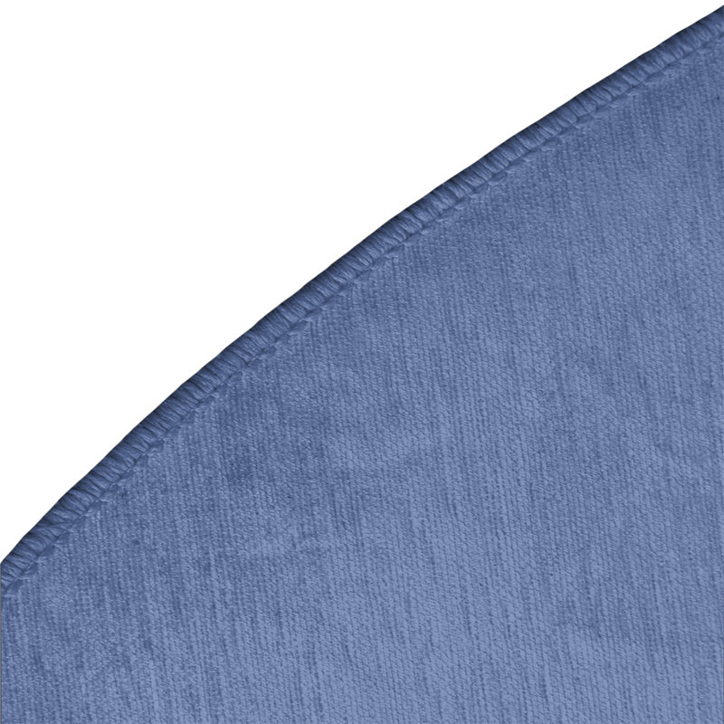 Chenille Striped Indoor Rug, Round 5'