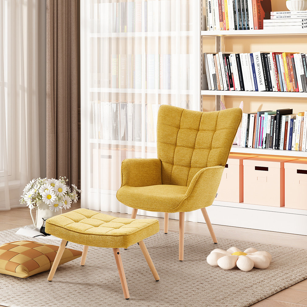 ScanMod Design Bridgman 69cm Wide Tufted Lounge Chair