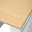 Îlot de cuisine avec table de salle à manger extensible pour 2 à 6 personnes, blanc, rangement double, 2 roulettes verrouillables, tiroirs, espace de rangement latéral de 82,7 po (2 à 6 po), prises de courant doubles, 1, compartiment de type C, matériel-2143946270