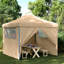 Vidaxl Foldable Tent Canopy Patio Pavilion Gazebo Pop Up Tent Marquee Canopy-125169037-125169045-125169043