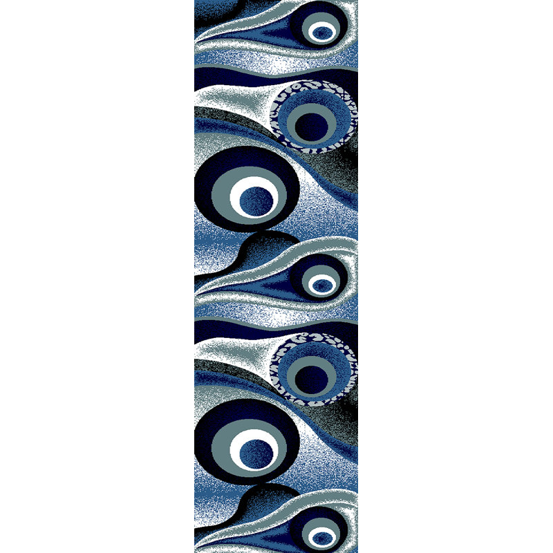 Mccampbell Performance Abstract Indoor Rug, Runner 2'2" x 7'4"