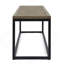 Banc industriel en bois et métal-425567006