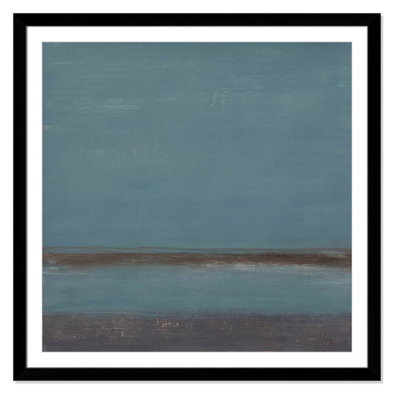 " A Distant Memory ", Black Cube Framed, 42.5" H x 42.5" W x 1.25" D
