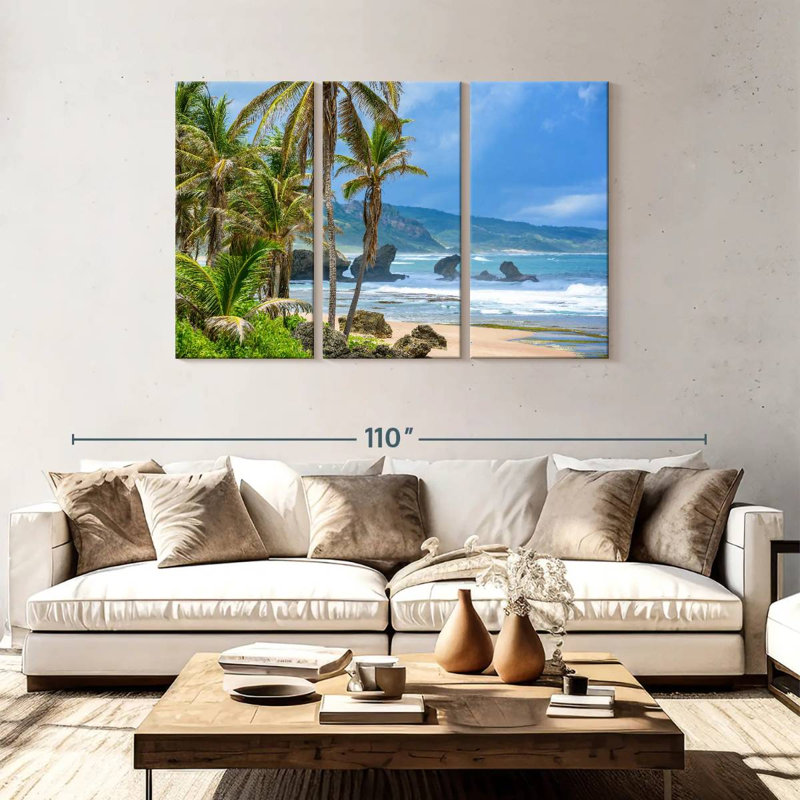 Gillard Bathsheba Beach Coast, 48" H x 74" W