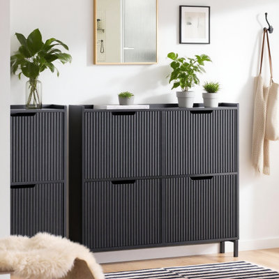 8 Pair Shoe Storage Cabinet