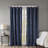 Knitted Jacquard Damask Total Blackout Grommet Top Curtain Panel(Only 1 Pc Panel)-450647584-450647598