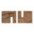 Noya Decorative Marble Book Holder, Forest Brown-822178702