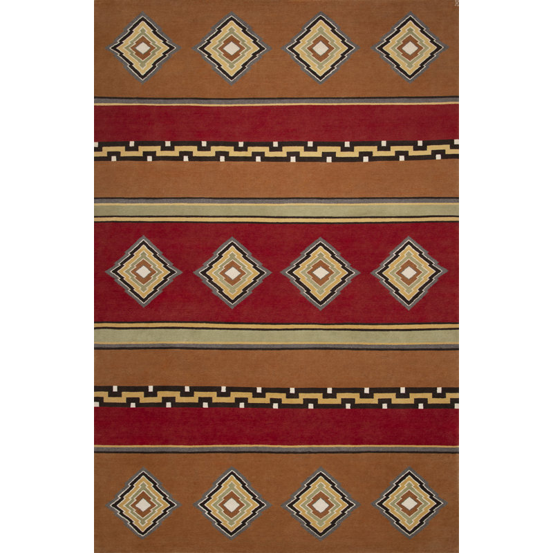 Mesa Hand Woven Wool Area Rug, Rectangle 10' x 14'