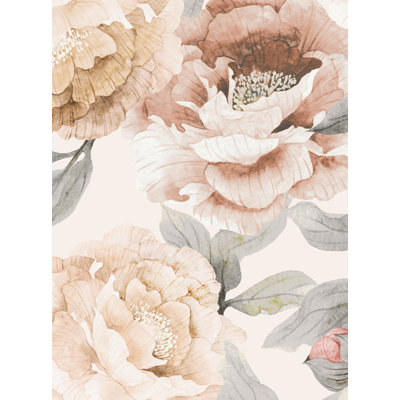 Panneau de papier peint adhésif à fleurs et colle Senger