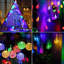 500cm LED Solar Powered 50 - Bulb Cord String Light