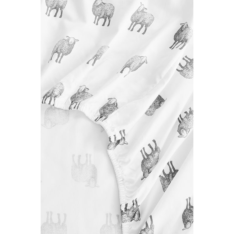 Sheep Sheet Set, Queen Sheet Set with 2 Pillowcases