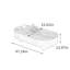 Table basse ovale avec rangement Modern Home-1373670200-1373670202