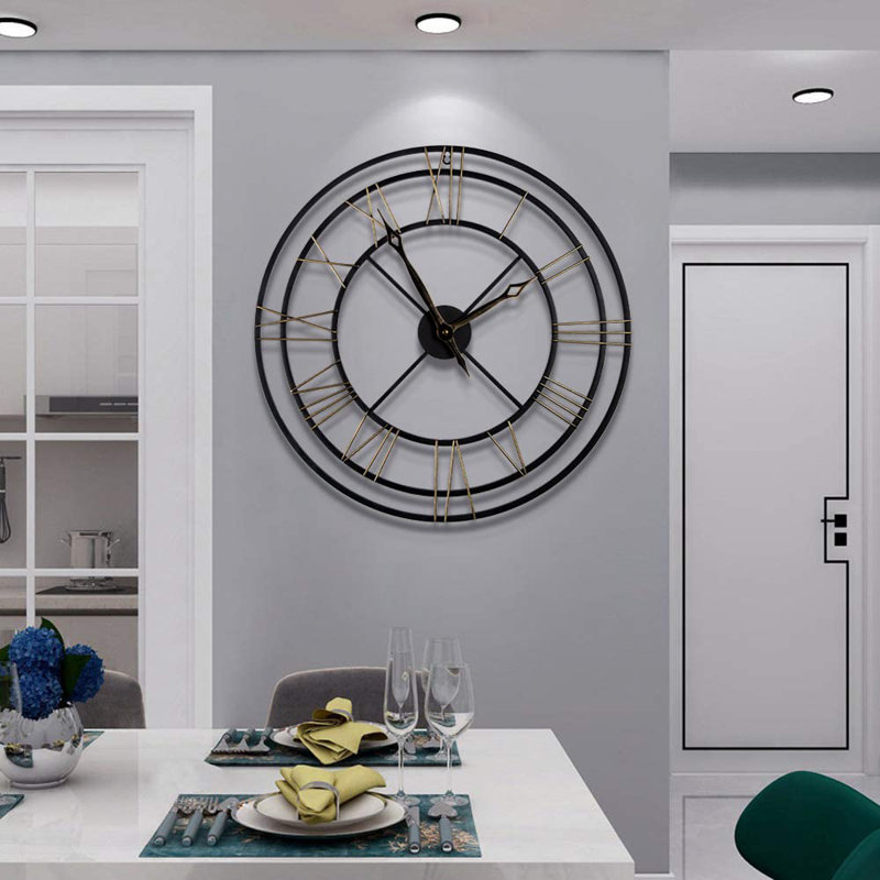 Geronima Metal Wall Clock, Medium