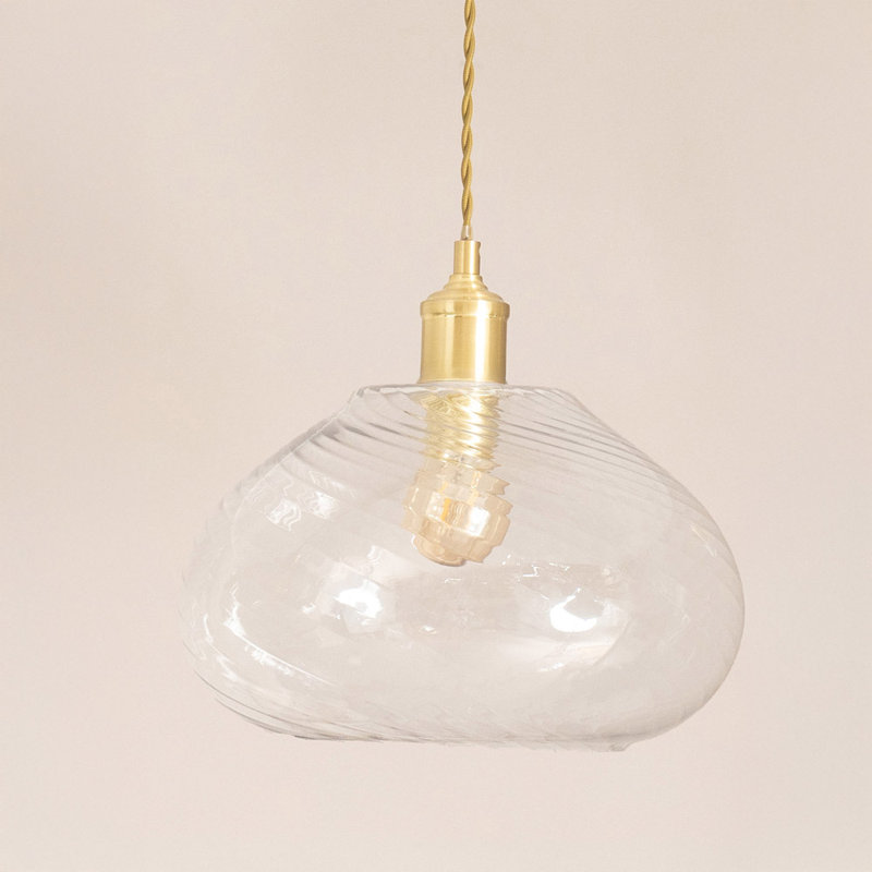 3 - Light Brushed Gold Pendant