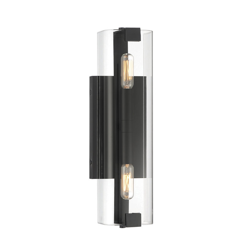 Winfield 2-Light Wall Sconce, Matte Black