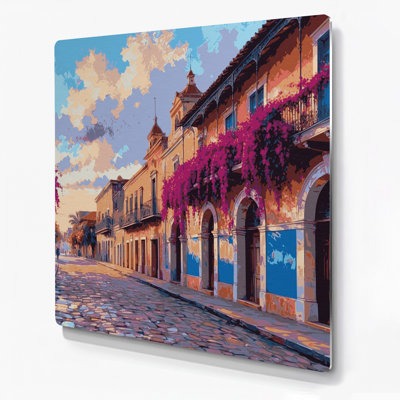Cities Puerto Rico Brown Metal Wall Art