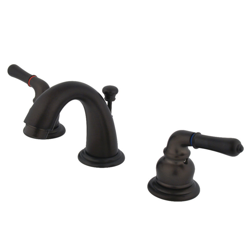 Widespread Bathroom Faucet with Drain Assembly, Oil Rubbed Bronze