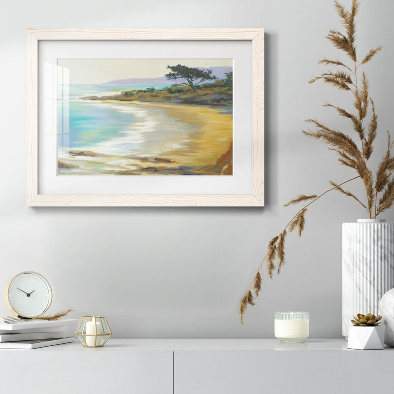 " Rocky Point " Painting Print, White, 22" H x 32" W x 1.5" D