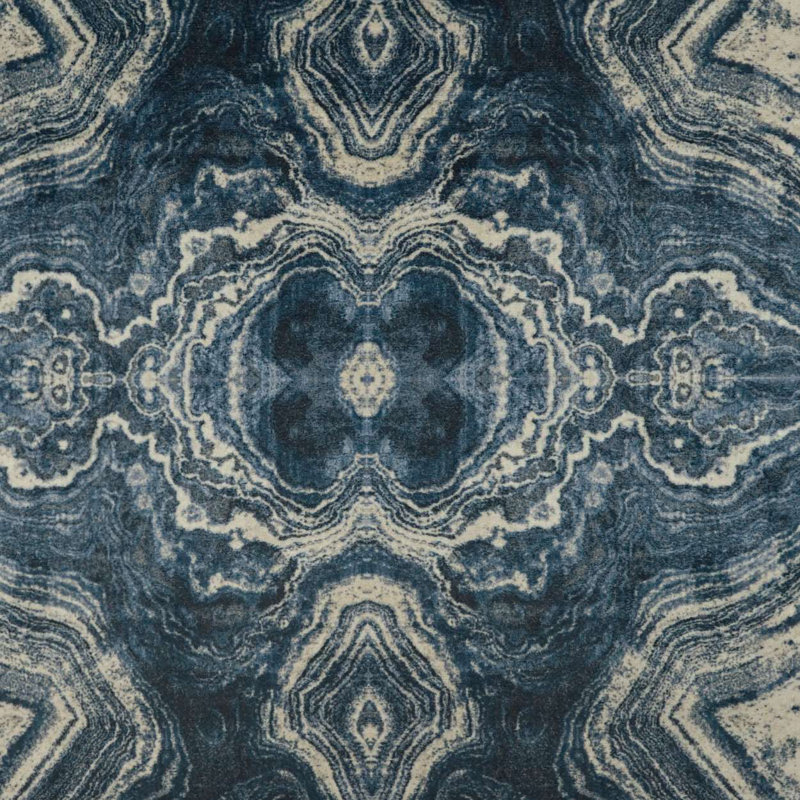 Banding Pillow Cover & Insert, Indigo, Square 20"