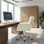 Chaise de bureau pivotante en similicuir-1325021081