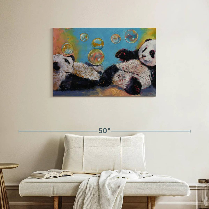Crowle Panda Bubbles, 24" H x 36" W