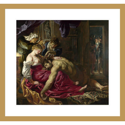 «Samson and Delilah» par Peter Paul Rubens, impression giclée encadrée