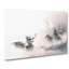 Stag & Wolf With At Winter In Abstract - Wrapped Canvas Print-55340138