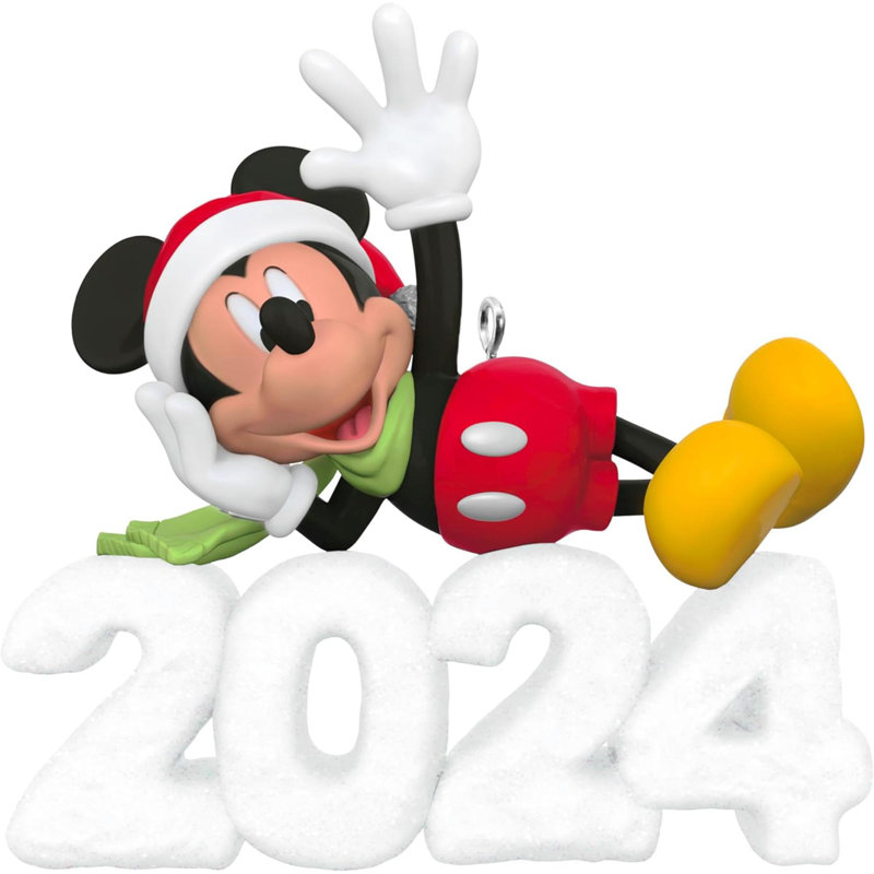 Ornement de Noël 2024, Disney Mickey Mouse, une année de Disney Magic 2024, cadeaux pour les fans de Disney