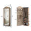 Armoire pour bijoux avec miroir Elkins Park