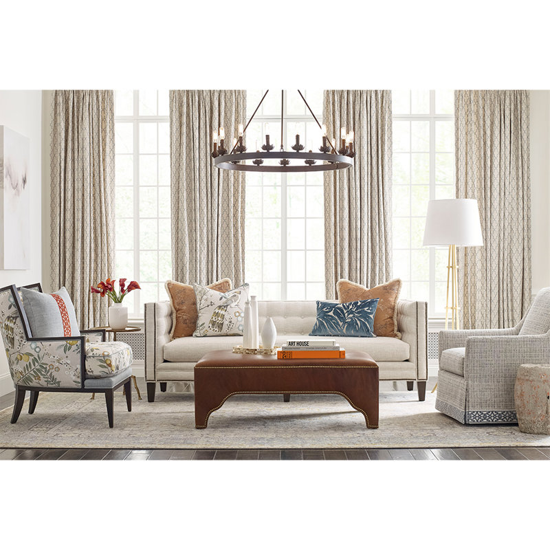 Royce Sofa, Ebony, Friendly Parchment