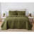 Cannon Solid Oversized Percale 3 Piece Quilt Set-101462433-101462429