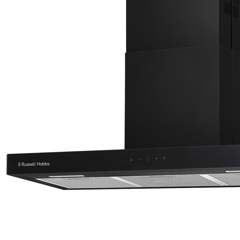 Russell Hobbs Rhgch903b 90cm T-shaped Chimney Cooker Hood Black