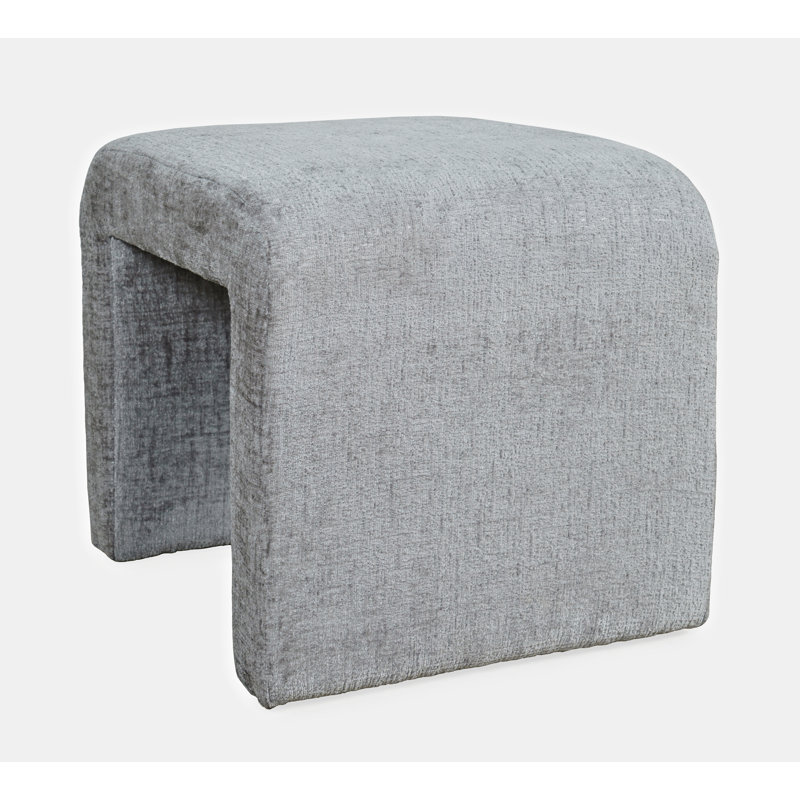 Sefrou Accent Stool, Silver Grey
