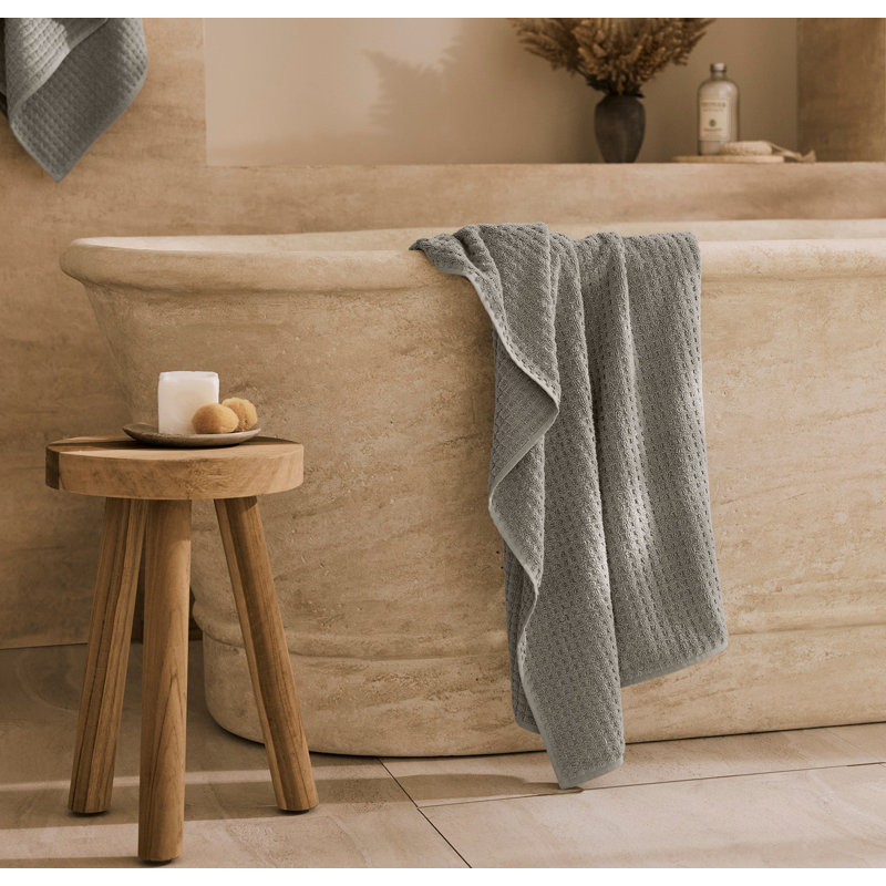 Turkish Waffle, Pewter, Bath Towel - 1 Pack