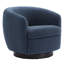Fauteuil demi-tonneau pivotant rembourré Marcy-1452363273