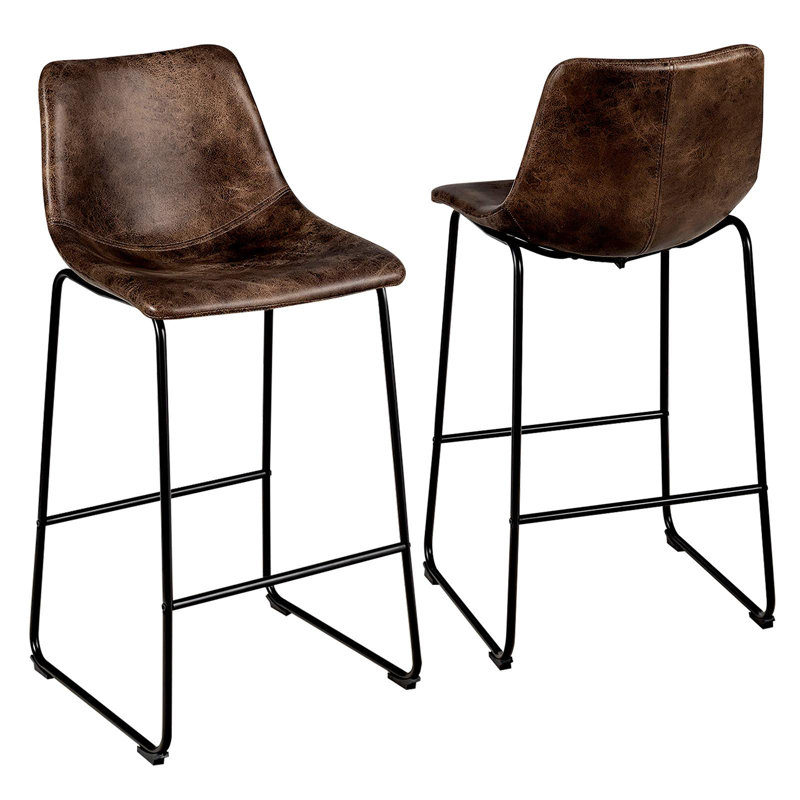 Tabouret de bar 30 po Lolotte, Brun