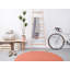 Round Wool Hand Woven Area Rug-38568146